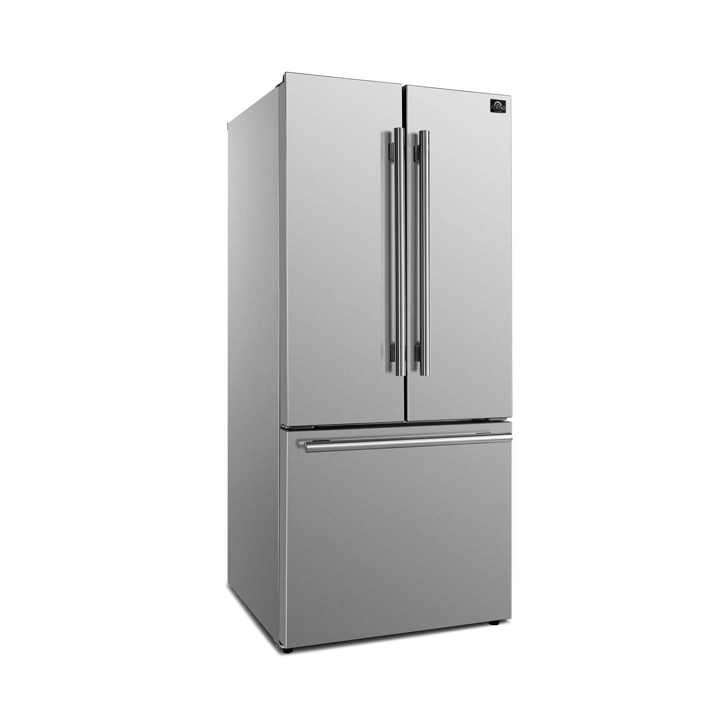 FORNO 2-Piece SS Kitchen Bundle - 30" Electric Range and 31" Bottom Freezer Refrigerator - Forno Appliances