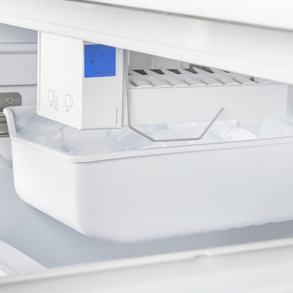Forno Gallipoli 30-Inch French Door Refrigerator with Bottom Freezer, 17.5 cu.ft Capacity, Stainless Steel, No Frost Technology, Built-In Ice Maker, Energy Efficient - Forno Appliances