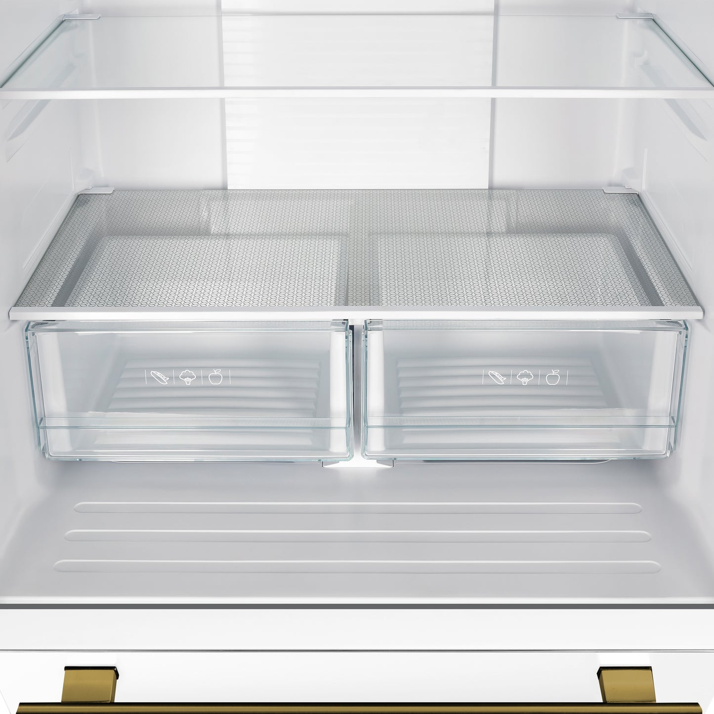 FORNO 2-Piece White Kitchen Bundle - 30" Induction Range and 31" Bottom Freezer Refrigerator - Forno Appliances