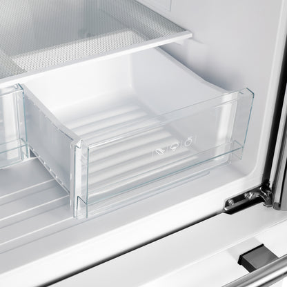 FORNO 2-Piece White Kitchen Bundle - 30" Induction Range and 31" Bottom Freezer Refrigerator - Forno Appliances