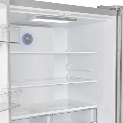 FORNO 2-Piece SS Kitchen Bundle - 30" Induction Range and 36" Bottom Freezer Refrigerator - Forno Appliances