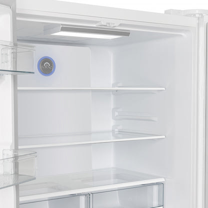 Forno Moena Espresso 36-Inch White French Door Refrigerator, 19.2 Cu. Ft., Frost-Free, Automatic Ice Maker, ENERGY STAR Certified - Forno Appliances