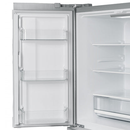Forno Moena 40-Inch French Door Refrigerator, Stainless Steel, 19.2 cu.ft, Decorative Grill, ENERGY STAR Certified - Forno Appliances