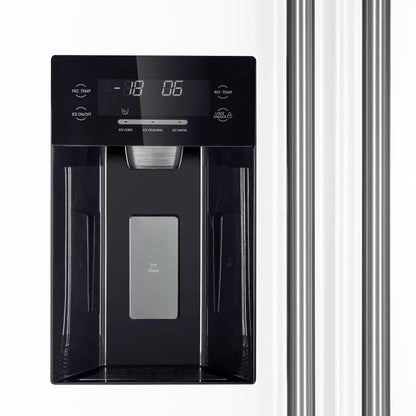 FORNO 2-Piece White Kitchen Bundle - 30" Electric Range and 36" Bottom Freezer Refrigerator - Forno Appliances