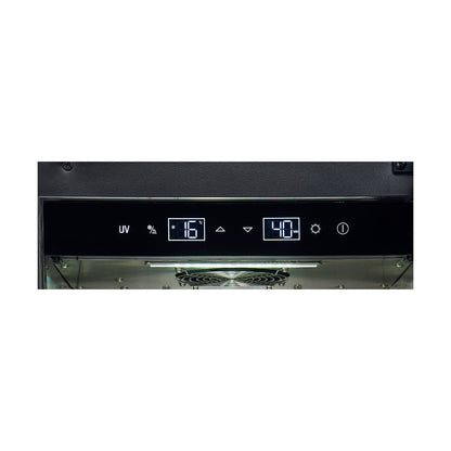 Forno Asciutto 17-Inch Dry Aging Cabinet, Stainless Steel 304, 1.84 cu.ft, LED Lighting, Adjustable Shelves - Forno Appliances