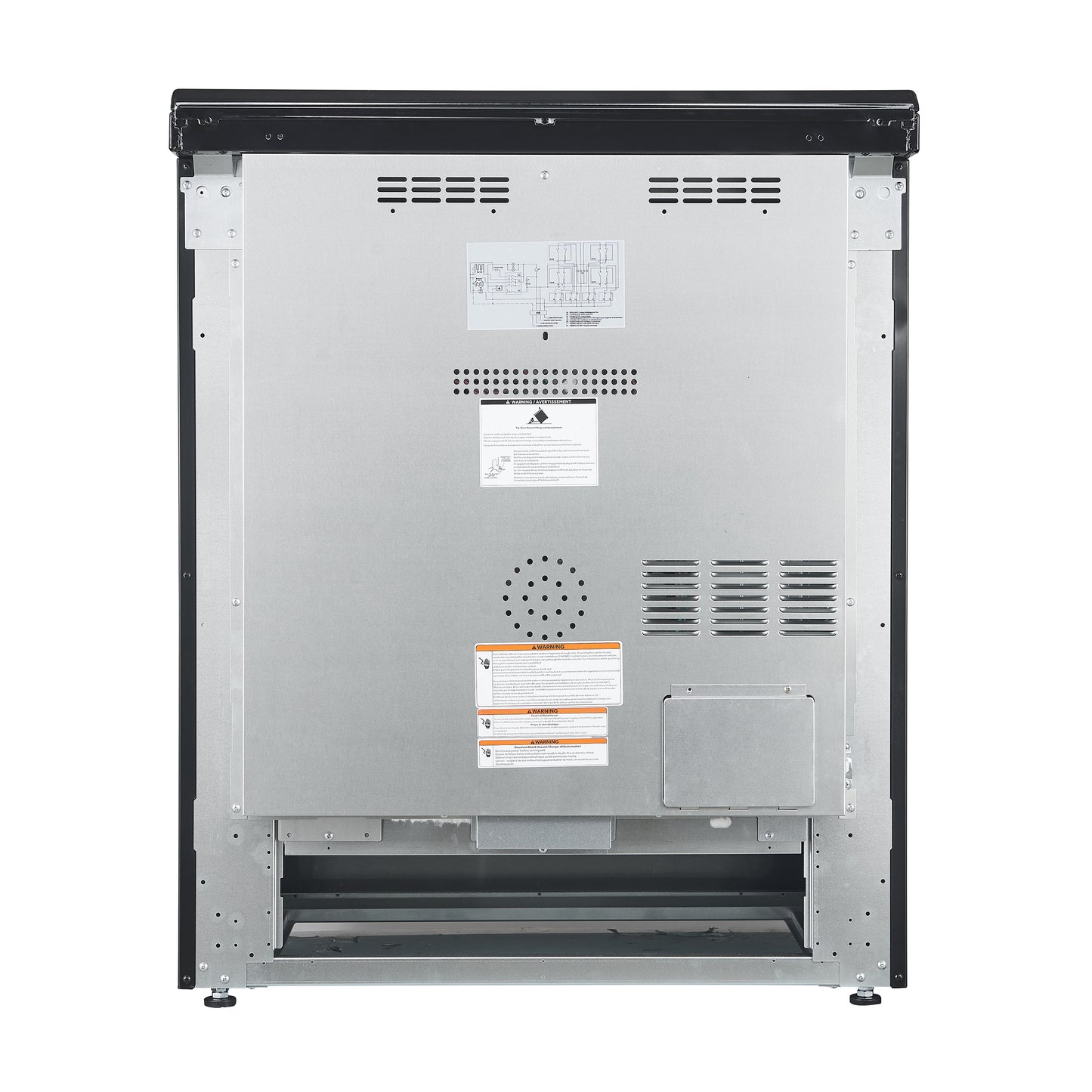 FORNO 2-Piece SS Kitchen Bundle - 30" Electric Range and 36" Bottom Freezer Refrigerator - Forno Appliances