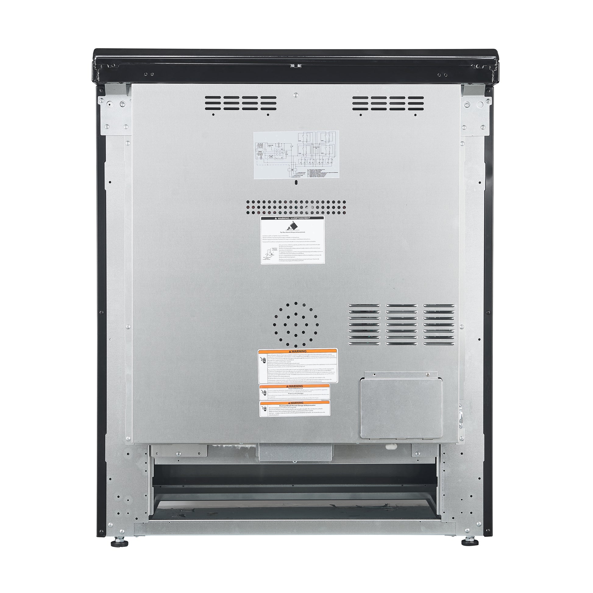 FORNO 2-Piece SS Kitchen Bundle - 30" Electric Range and 36" Bottom Freezer Refrigerator - Forno Appliances