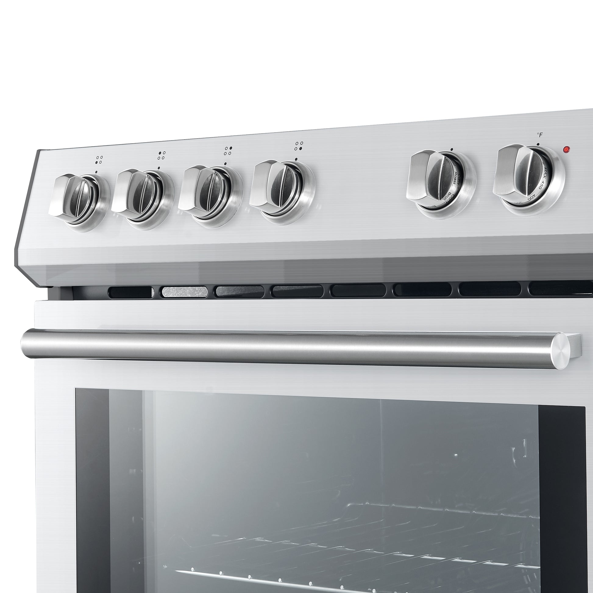 FORNO 2-Piece SS Kitchen Bundle - 30" Electric Range and 36" Bottom Freezer Refrigerator - Forno Appliances