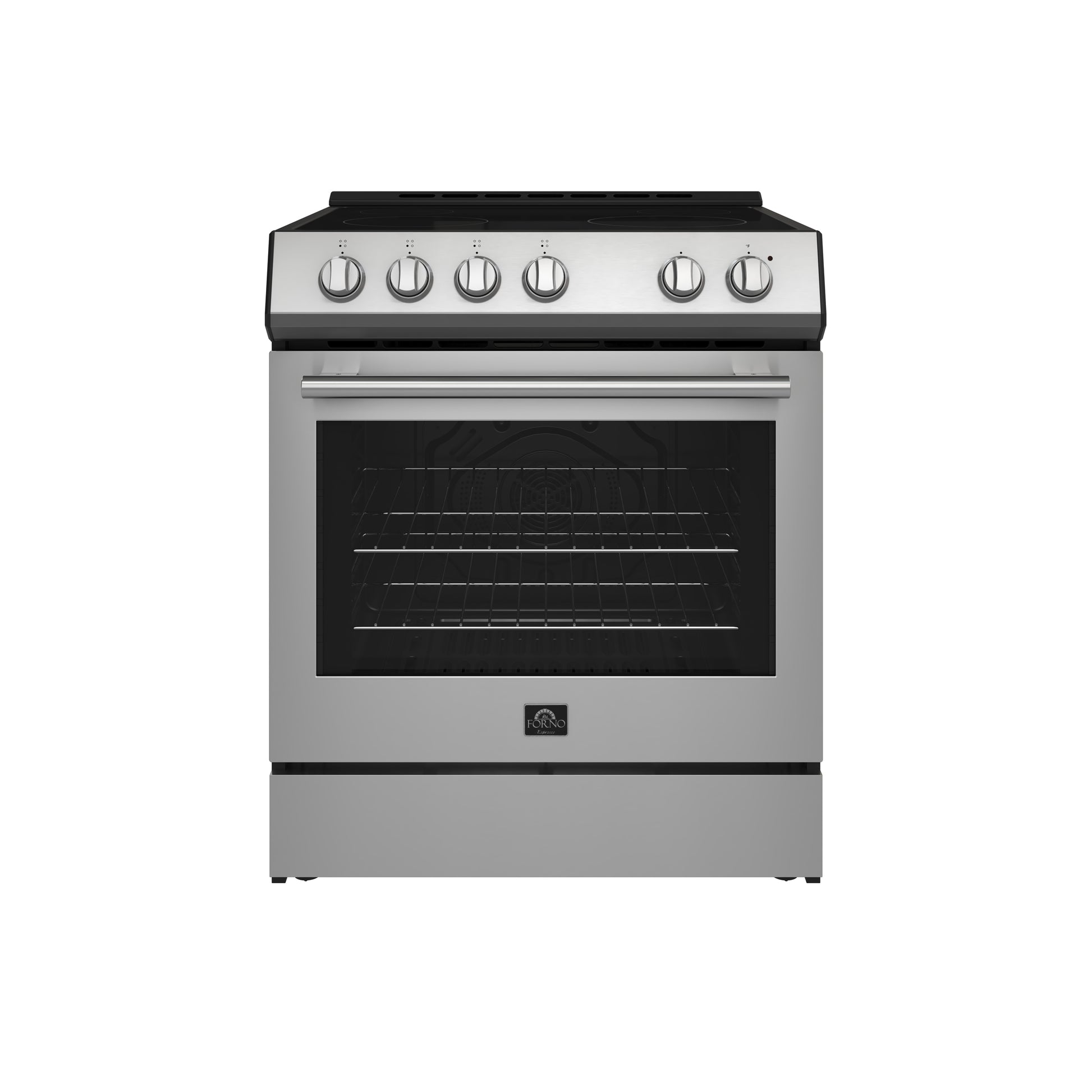 Cuisinière électrique Forno Leonardo Espresso de 30 po en acier inoxydable, vraie convection, écoénergétique - Forno Appliances