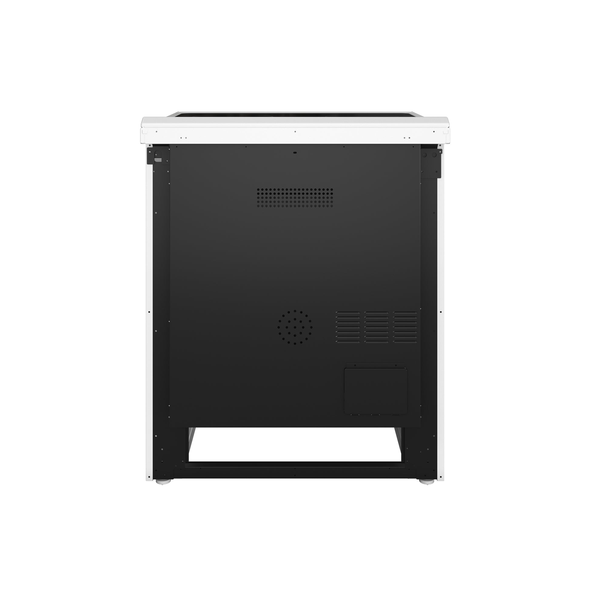FORNO 2-Piece White Kitchen Bundle - 30" Electric Range and 36" Bottom Freezer Refrigerator - Forno Appliances