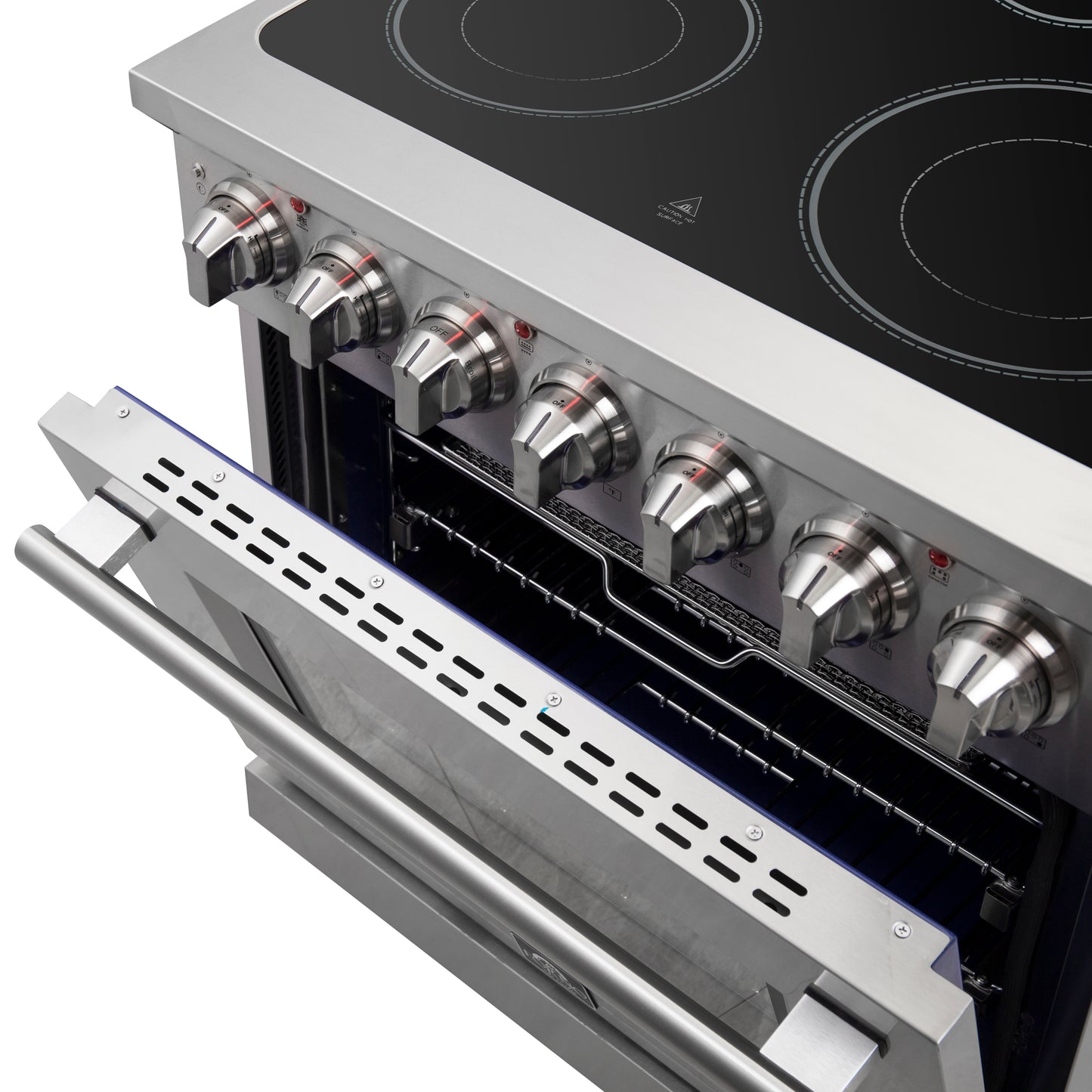 Forno Massimo 30-Inch Freestanding Electric Range, True Convection Oven - Forno Appliances
