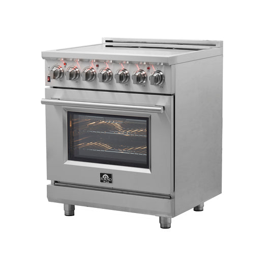 Forno Massimo 30-Inch Freestanding Electric Range, True Convection Oven - Forno Appliances