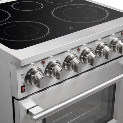 Forno Massimo 30-Inch Freestanding Electric Range, True Convection Oven - Forno Appliances