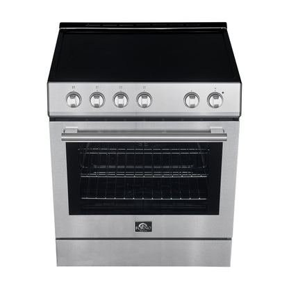 Forno Leonardo, cuisinière électrique inox 30 pouces, vraie convection, économe en énergie - Forno Appliances