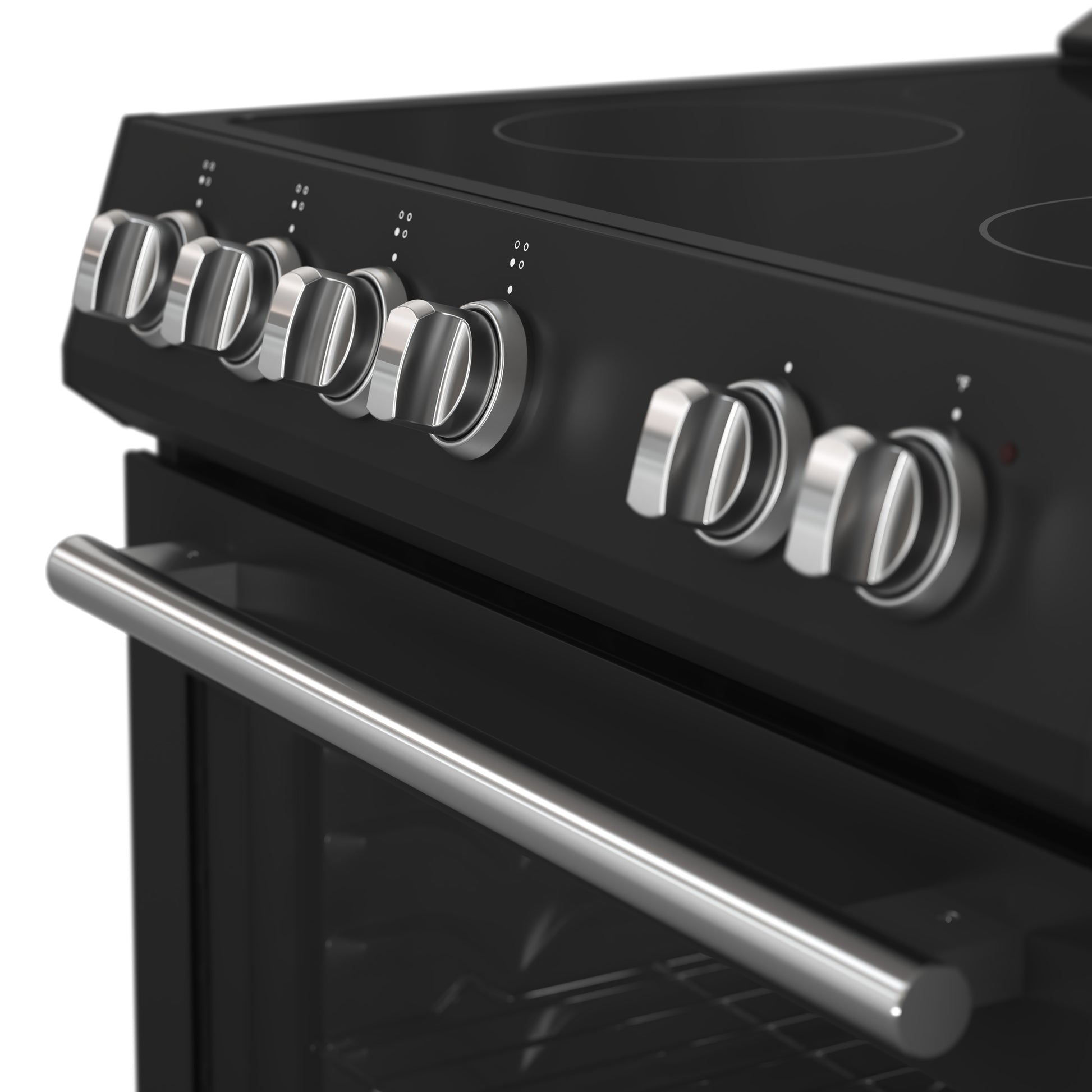 Cuisinière électrique noire Forno Leonardo Espresso de 30 pouces, véritable convection, économe en énergie - Forno Appliances