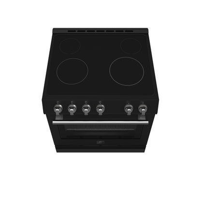 Cuisinière électrique noire Forno Leonardo Espresso 30-Inch, à vraie convection, écoénergétique - Forno Appliances