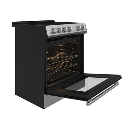 Forno Leonardo, cuisinière électrique en acier inoxydable de 30 pouces, vraie convection, économe en énergie - Forno Appliances