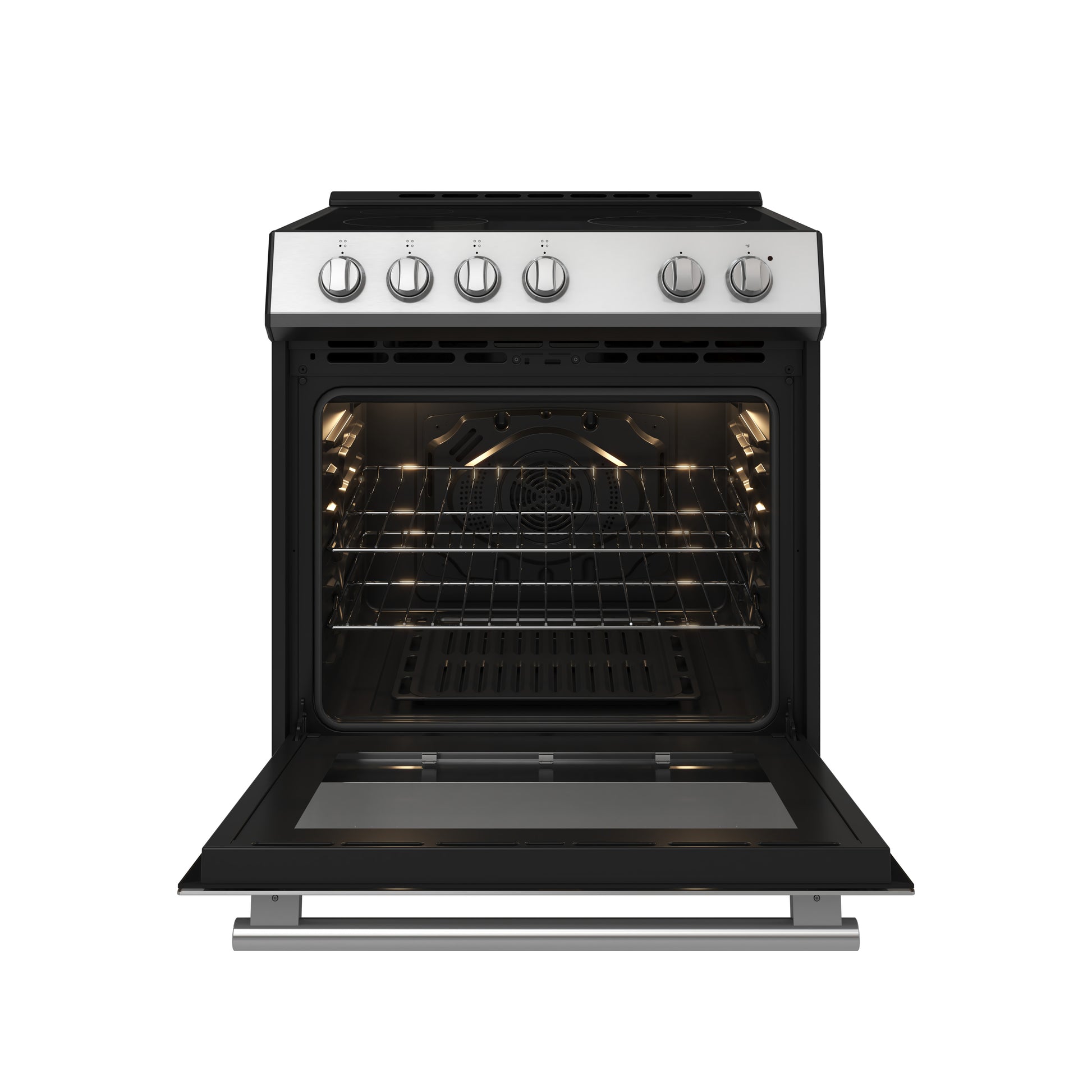 Cuisinière électrique Forno Leonardo Espresso de 30 po en acier inoxydable, convection véritable, économe en énergie - Forno Appliances