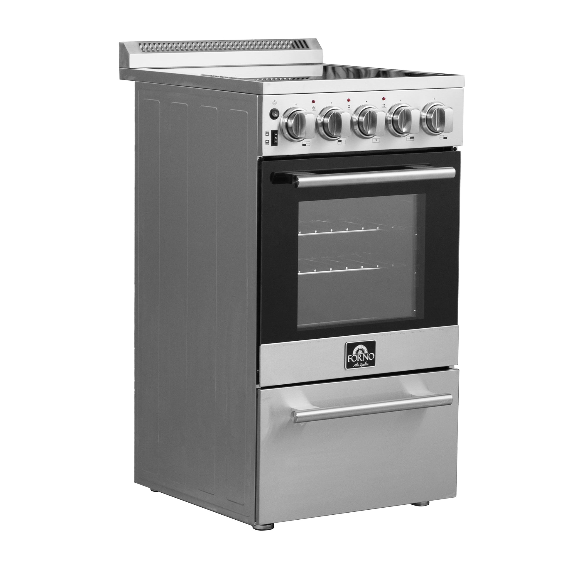 Cuisinière électrique autonome Forno Pallerano 20 pouces, version Canada, fiche et cordon inclus - Forno Appliances