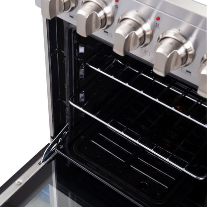 Cuisinière électrique autonome Forno Pallerano de 20 pouces, version Canada, fiche et cordon inclus - Forno Appliances