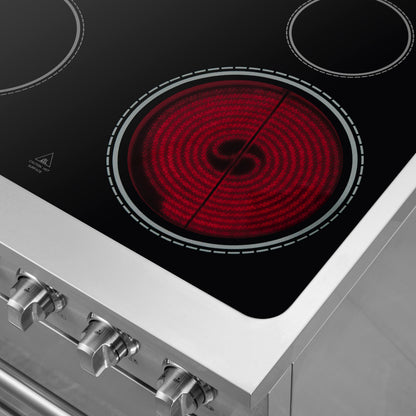 Forno Galiano cuisinière électrique pose libre 30 pouces, vraie convection, économe en énergie - Forno Appliances