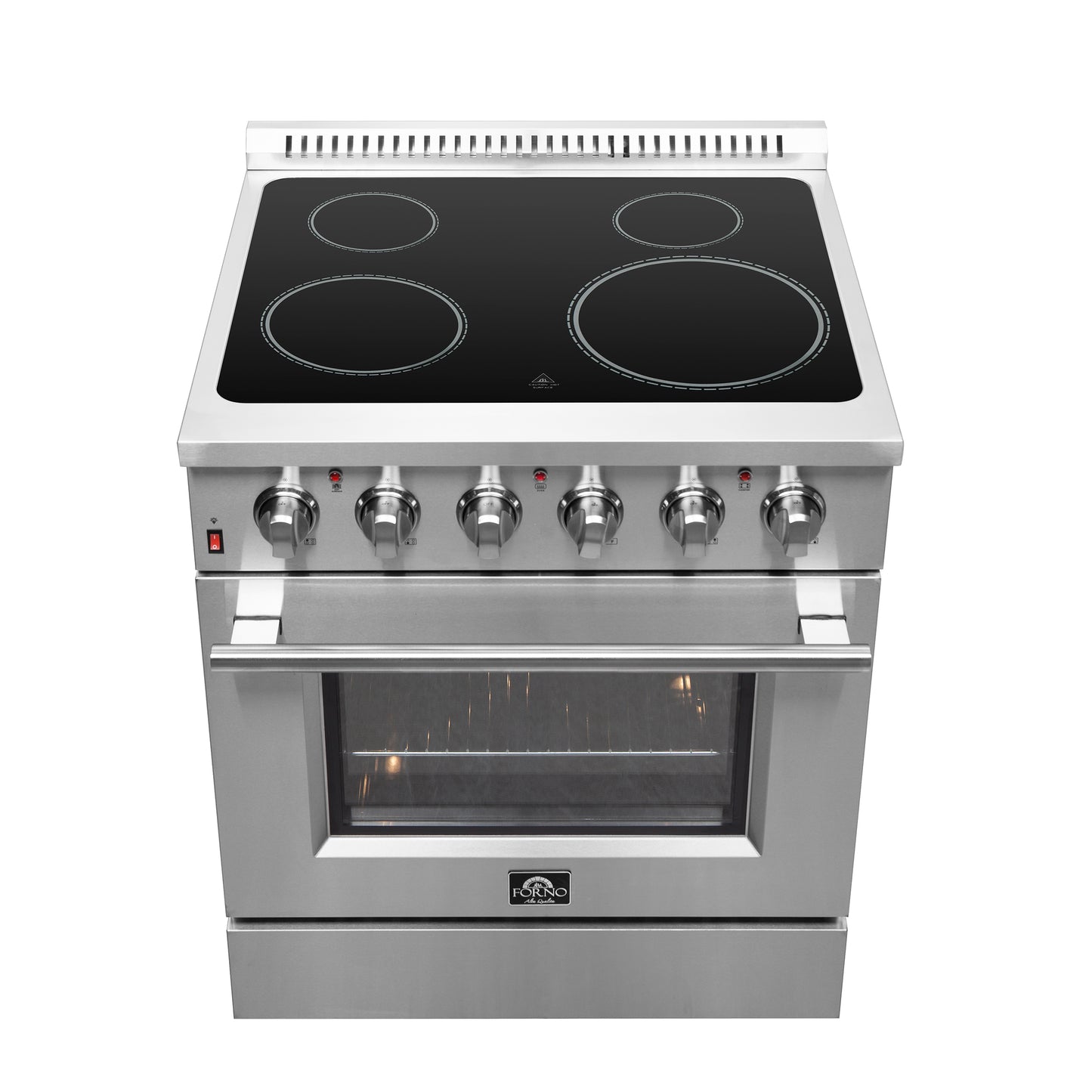 Forno Galiano Cuisinière électrique pose libre de 30 pouces, vraie convection, économe en énergie - Forno Appliances