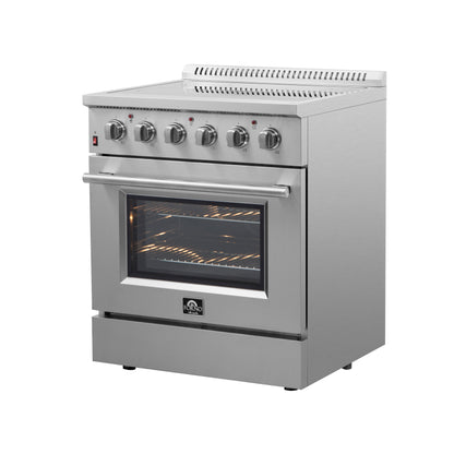 Cuisinière électrique autonome Forno Galiano de 30 pouces, vraie convection, économe en énergie - Forno Appliances