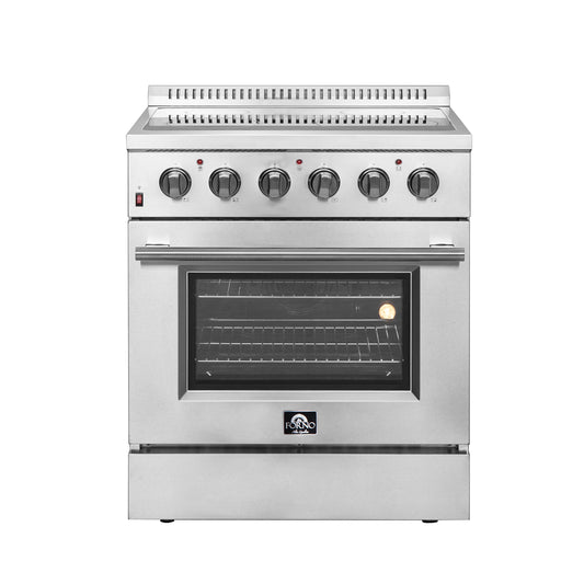 Forno Galiano 30-Inch Freestanding Electric Range, True Convection, Energy Efficient - Forno Appliances