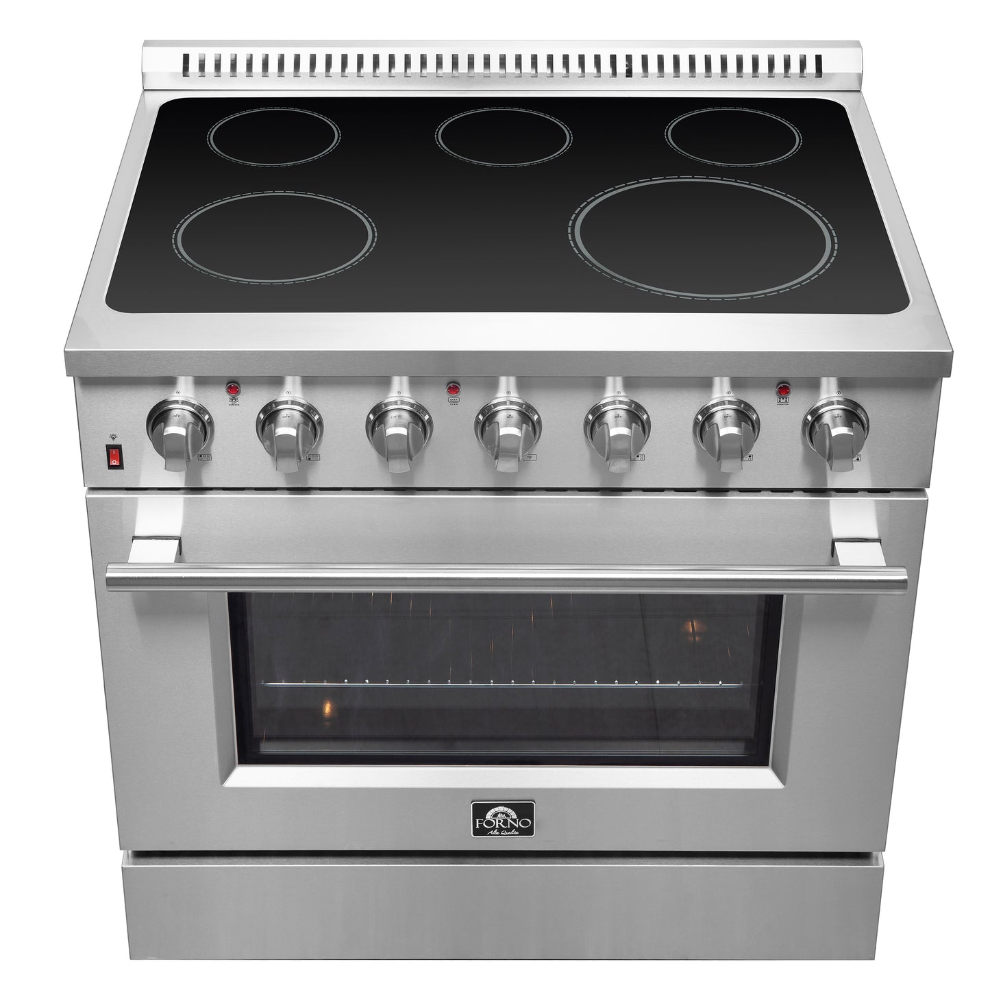 Forno Galiano cuisinière électrique autoportante 36 pouces, vraie convection, économe en énergie - Forno Appliances