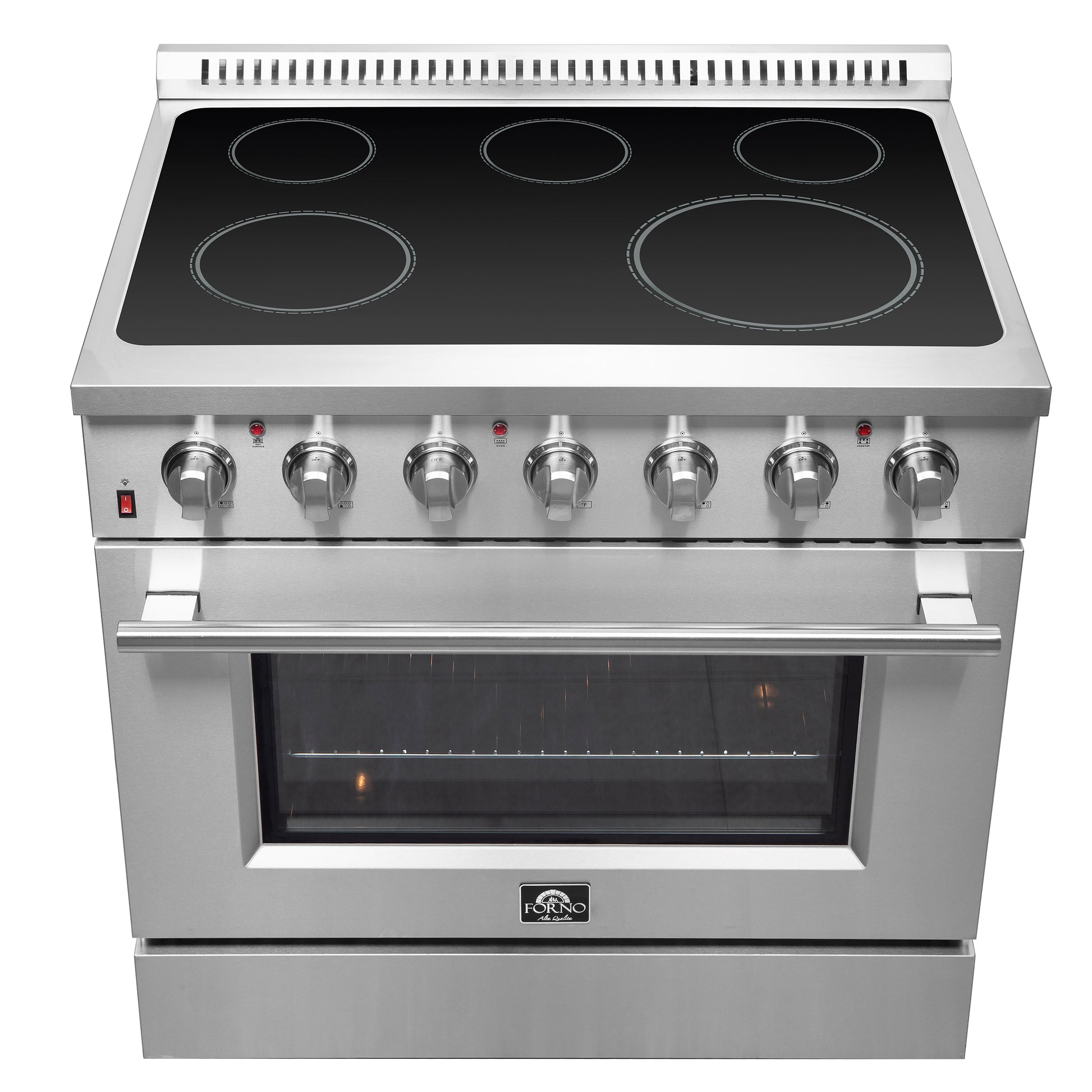 Forno Galiano cuisinière électrique autoportante 36 pouces, vraie convection, économe en énergie - Forno Appliances