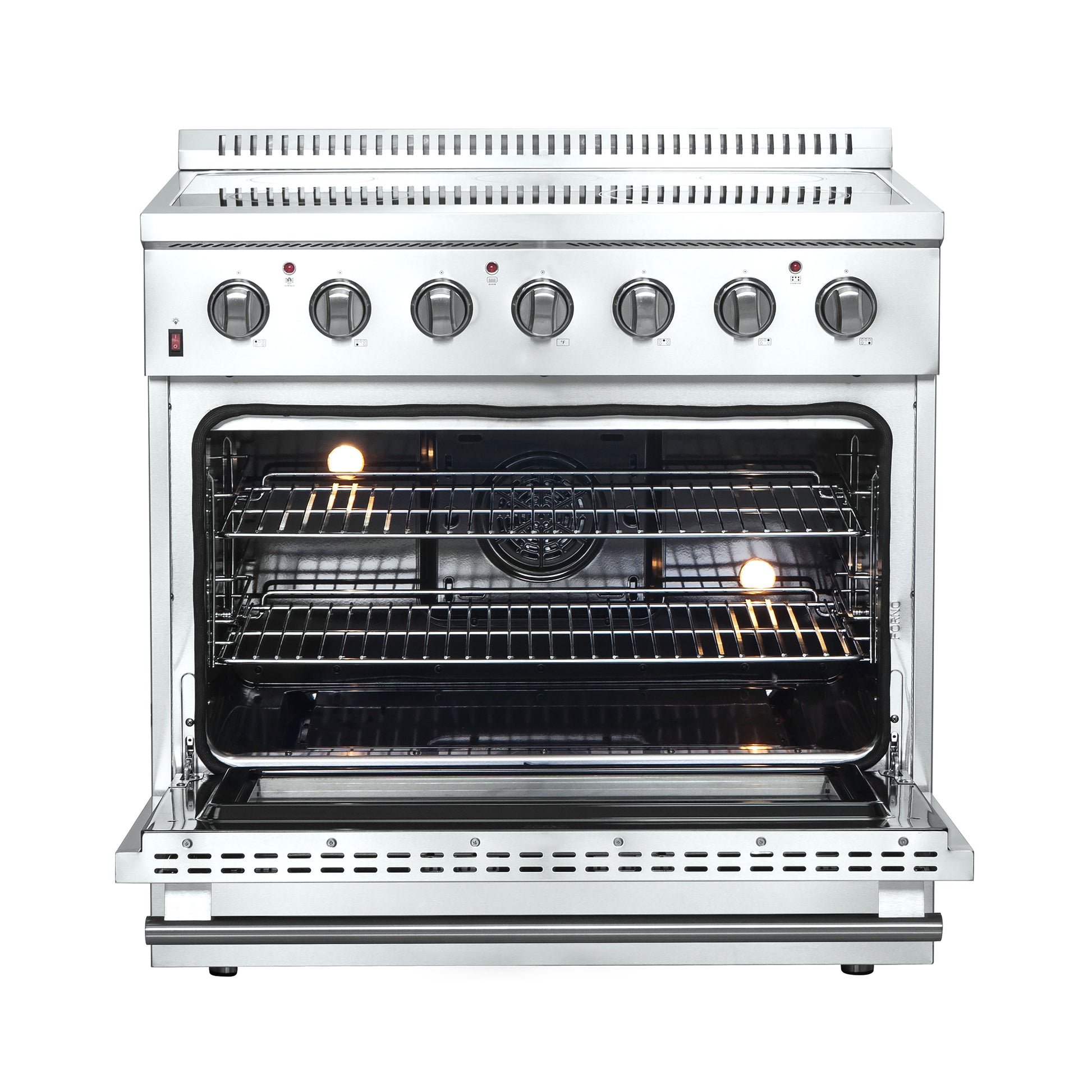 Cuisinière électrique autoportante Forno Galiano 36 pouces, vraie convection, écoénergétique - Forno Appliances