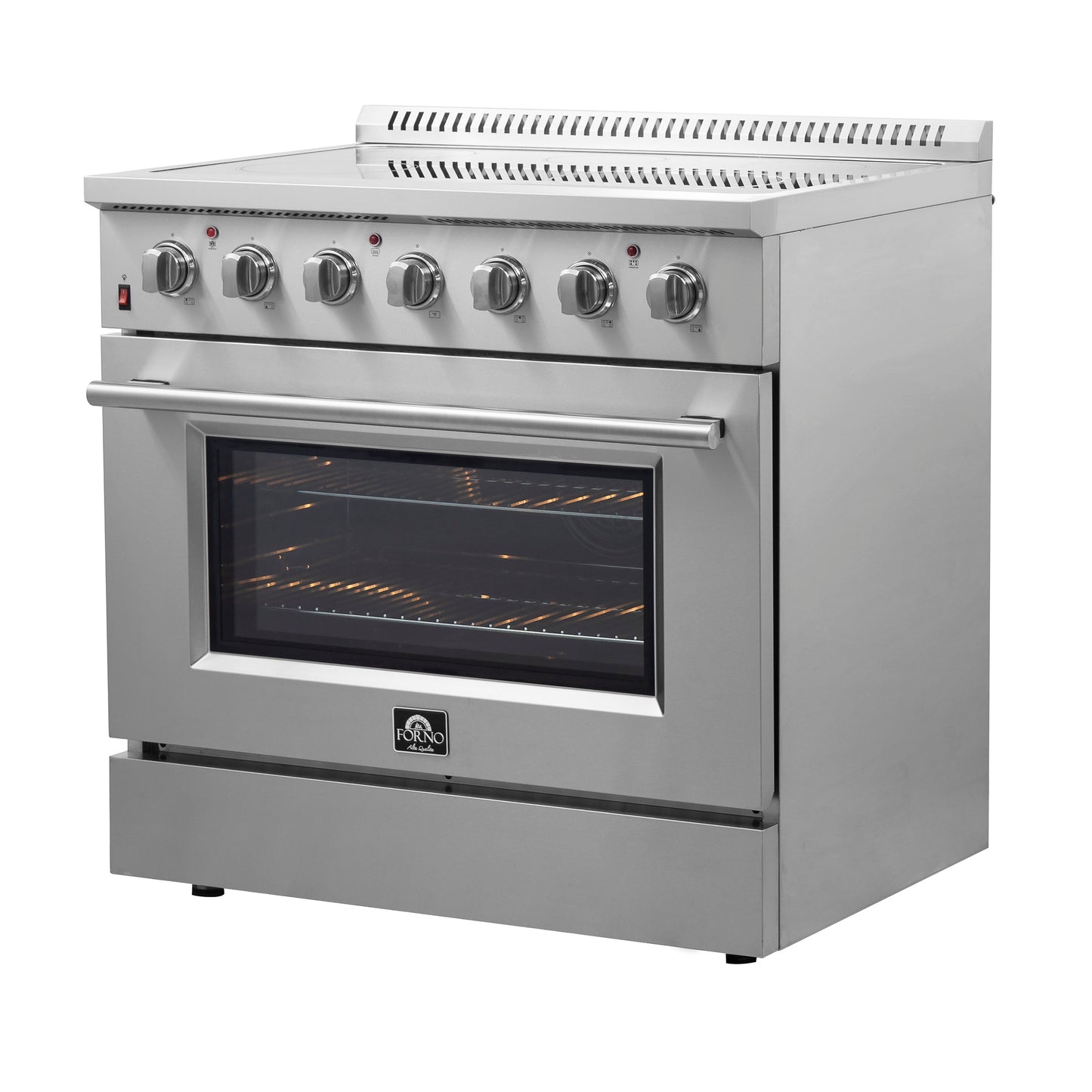 Cuisinière électrique autonome Forno Galiano de 36 pouces, vraie convection, économe en énergie - Forno Appliances