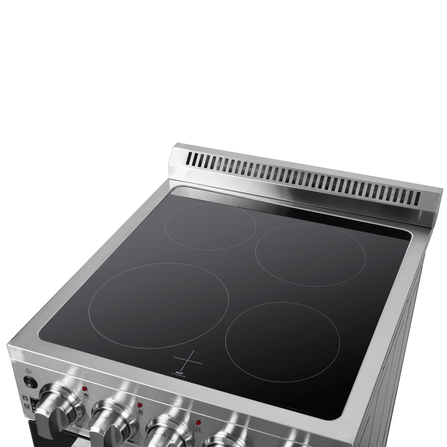 Forno Loiano, cuisinière électrique autonome de 24 po, version Canada, sans fonction rôtissoire, cordon et prise inclus - Forno Appliances