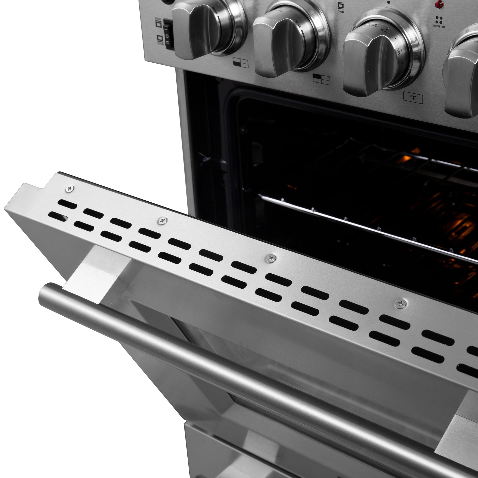 Cuisinière électrique autonome Forno Loiano 24 pouces, version Canada, sans fonction rôtissoire, cordon et prise inclus - Forno Appliances