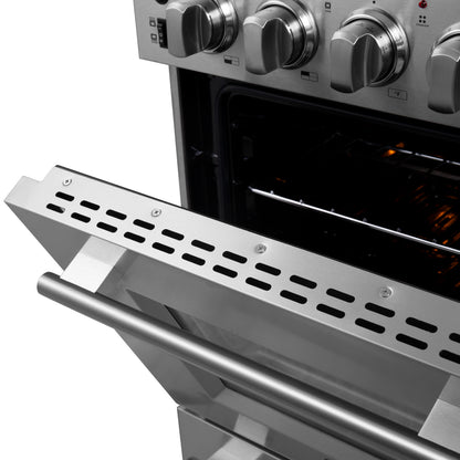 Cuisinière électrique autonome Forno Loiano 24 pouces, version Canada, sans fonction rôtissoire, cordon et prise inclus - Forno Appliances
