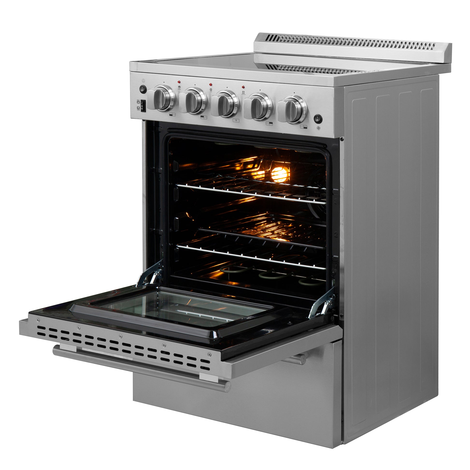 Forno Loiano 24-Inch Freestanding Electric Range, Canada Version, No Rotisserie Function, Plug and Cord Included - Forno Appliances