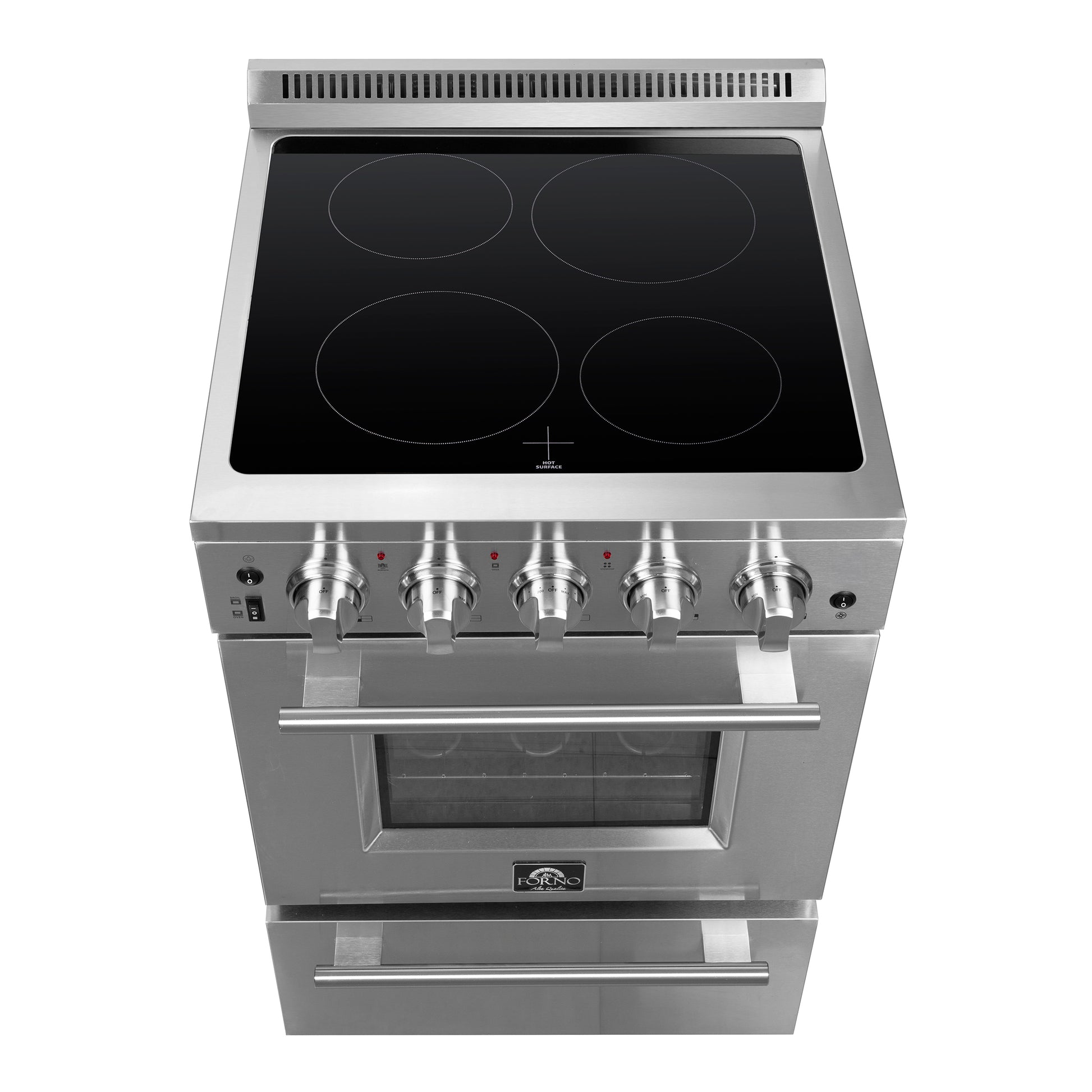 Forno Loiano 24-Inch Freestanding Electric Range, Canada Version, No Rotisserie Function, Plug and Cord Included - Forno Appliances