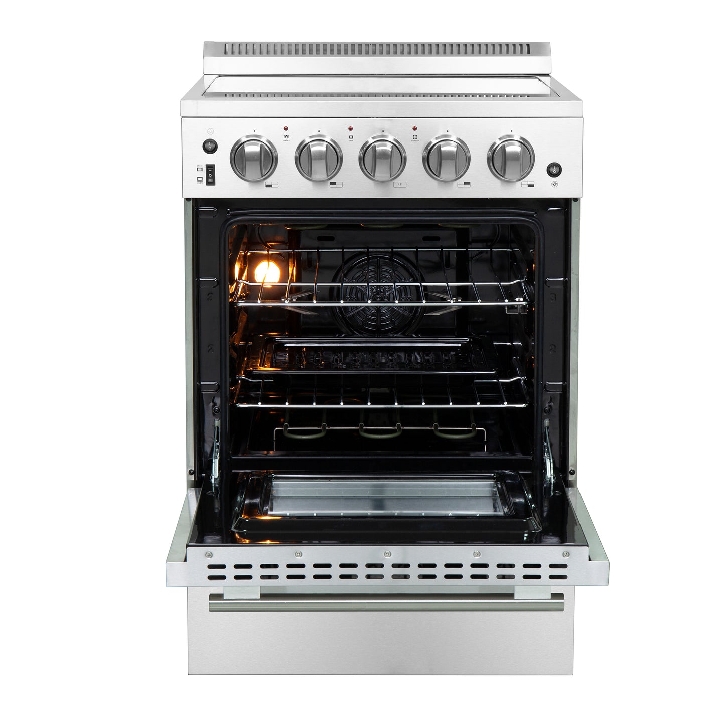 Forno Loiano 24-Inch Freestanding Electric Range, Canada Version, No Rotisserie Function, Plug and Cord Included - Forno Appliances