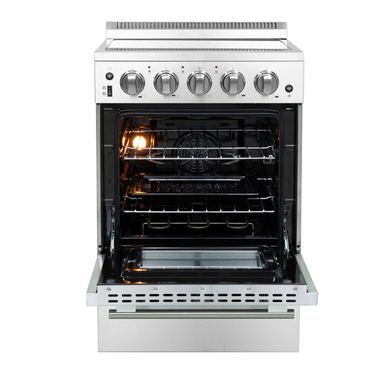 Forno Loiano 24-Inch Freestanding Electric Range, Canada Version, No Rotisserie Function, Plug and Cord Included - Forno Appliances