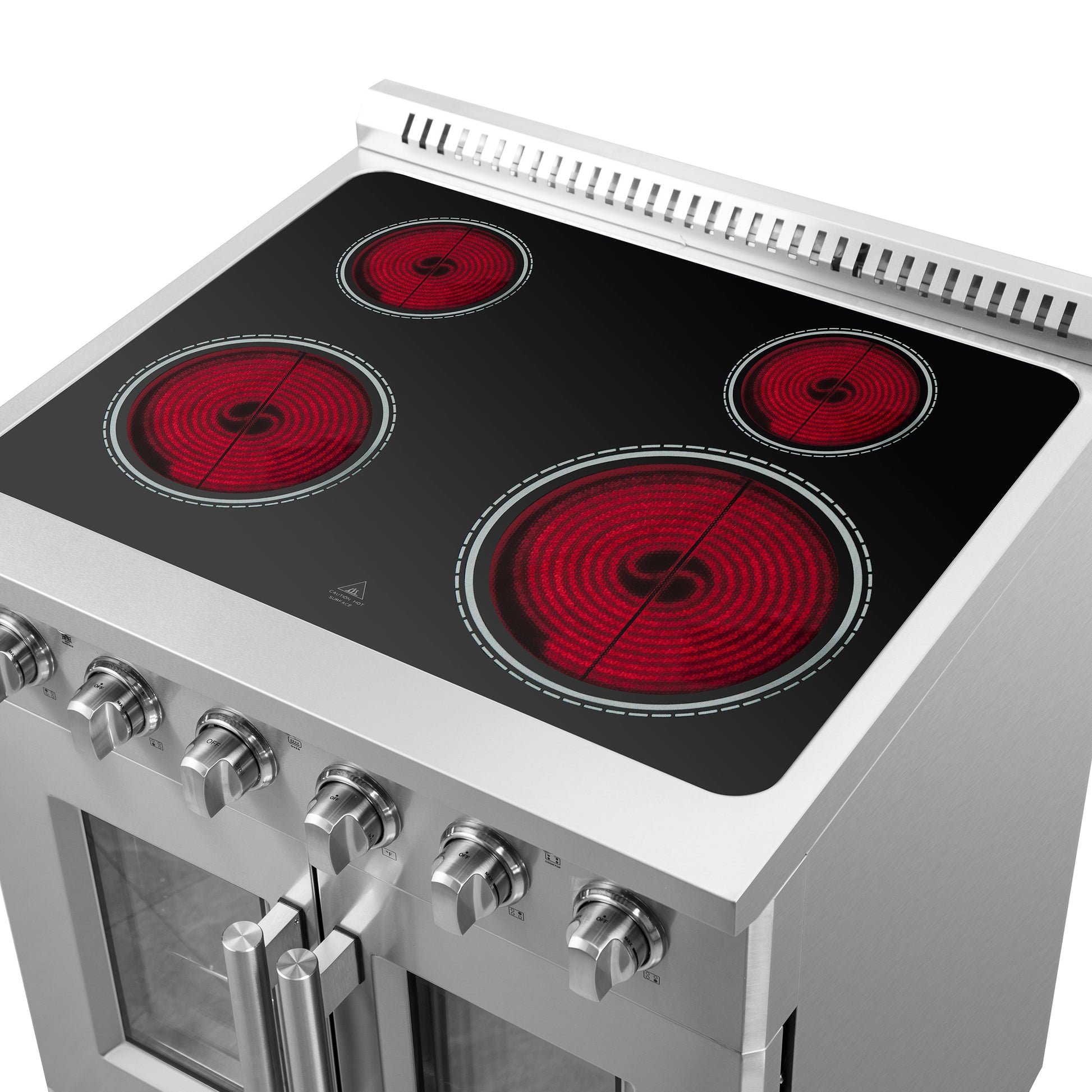 Forno Galiano cuisinière électrique autonome à double porte française de 30 pouces, convection véritable, économe en énergie - Forno Appliances