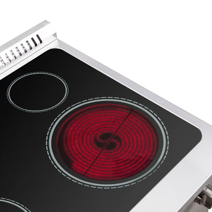 Forno Galiano cuisinière électrique 30 pouces à portes françaises, pose libre, vraie convection, écoénergétique - Forno Appliances