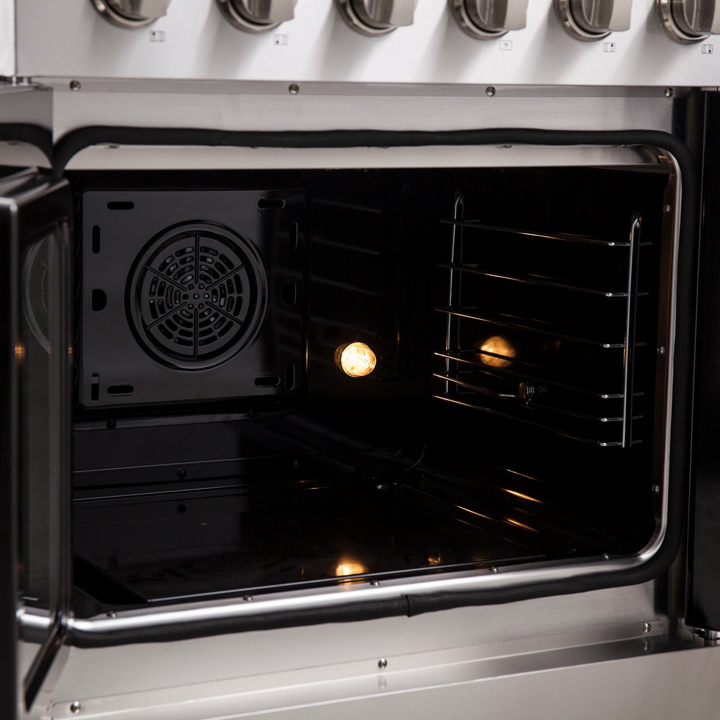 Cuisinière électrique autonome à portes françaises Forno Galiano de 30 po, convection véritable, écoénergétique - Forno Appliances