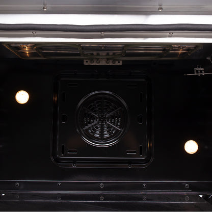 Forno Galiano cuisinière électrique indépendante à portes françaises de 36 pouces, vraie convection, écoénergétique - Forno Appliances