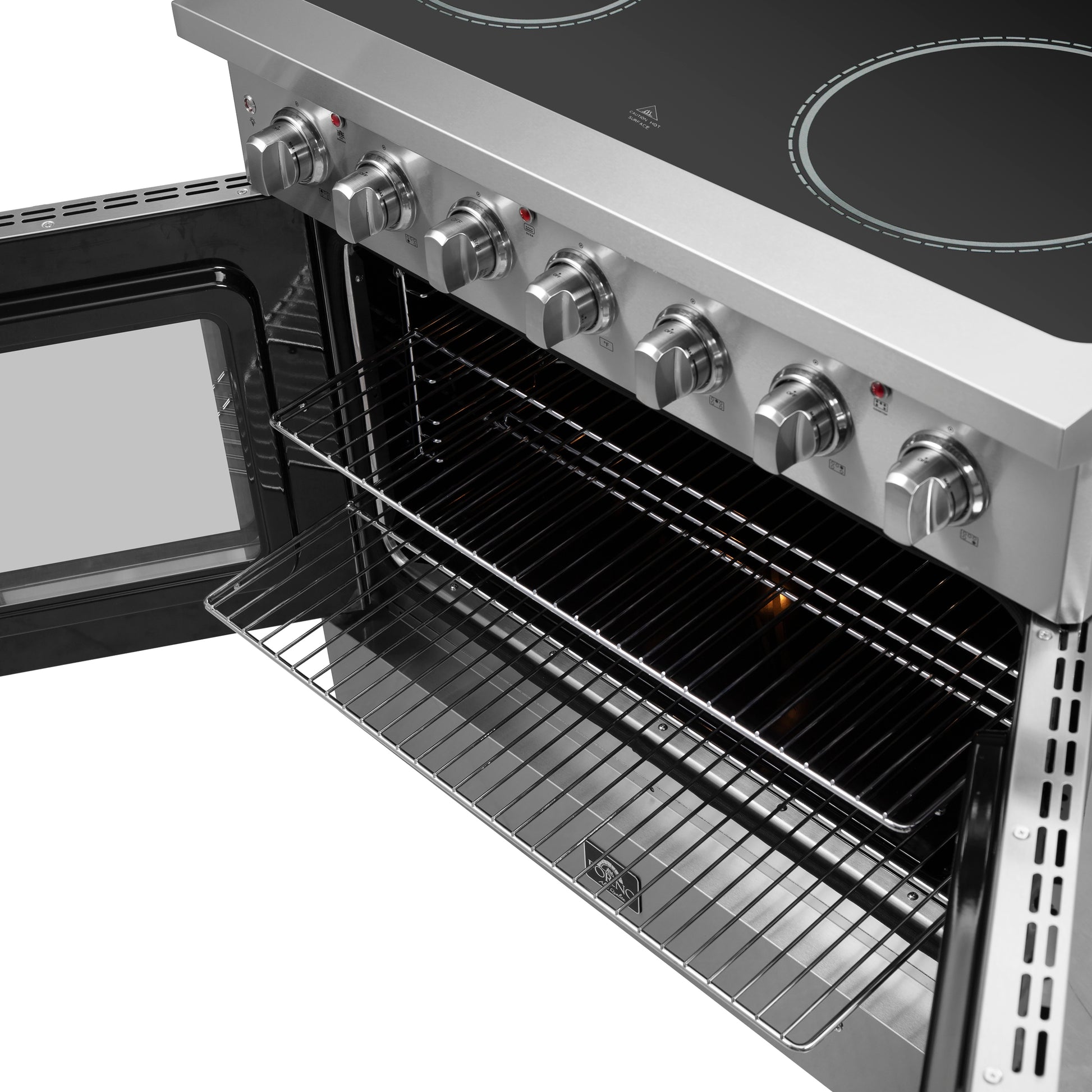 alt
Cuisinière électrique autonome Forno Galiano 36-Inch à portes françaises, convection vraie, écoénergétique - Forno Appliances
