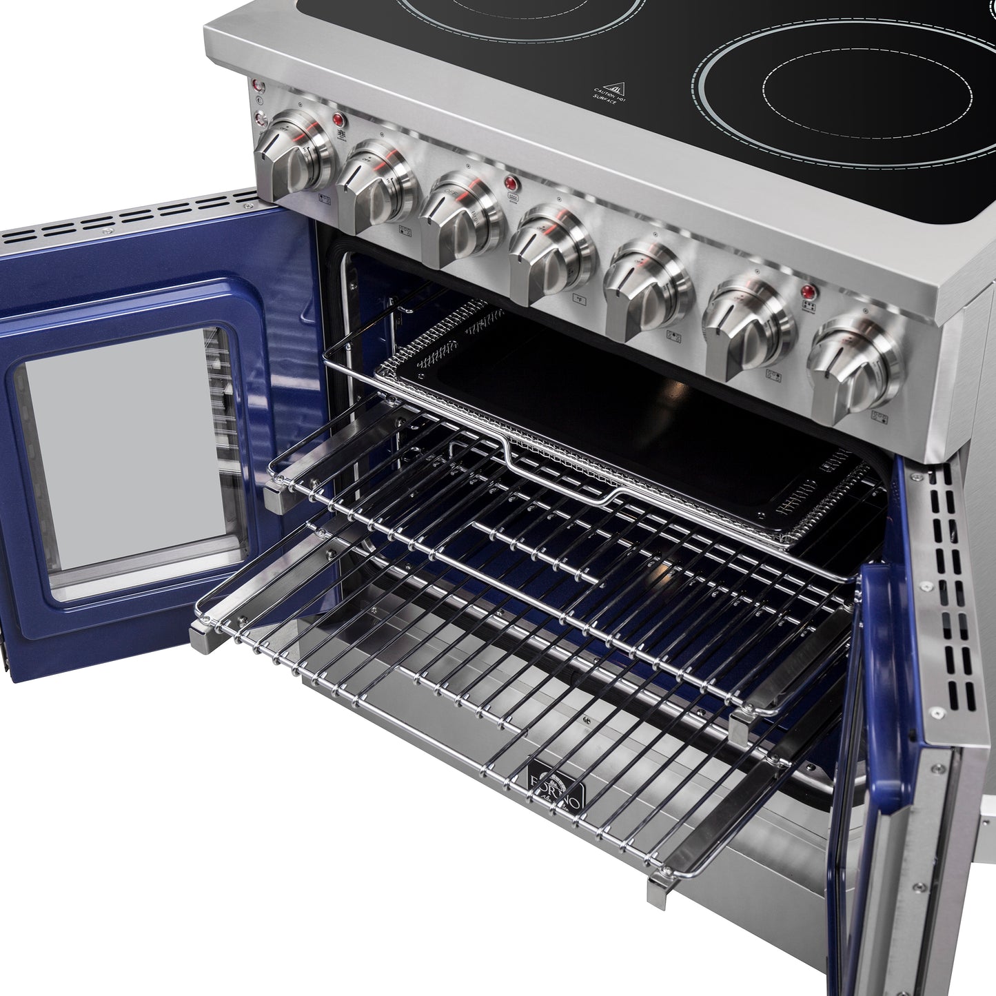 Forno Massimo, cuisinière électrique autoportante de 30 po à porte française, four à vraie convection - Forno Appliances