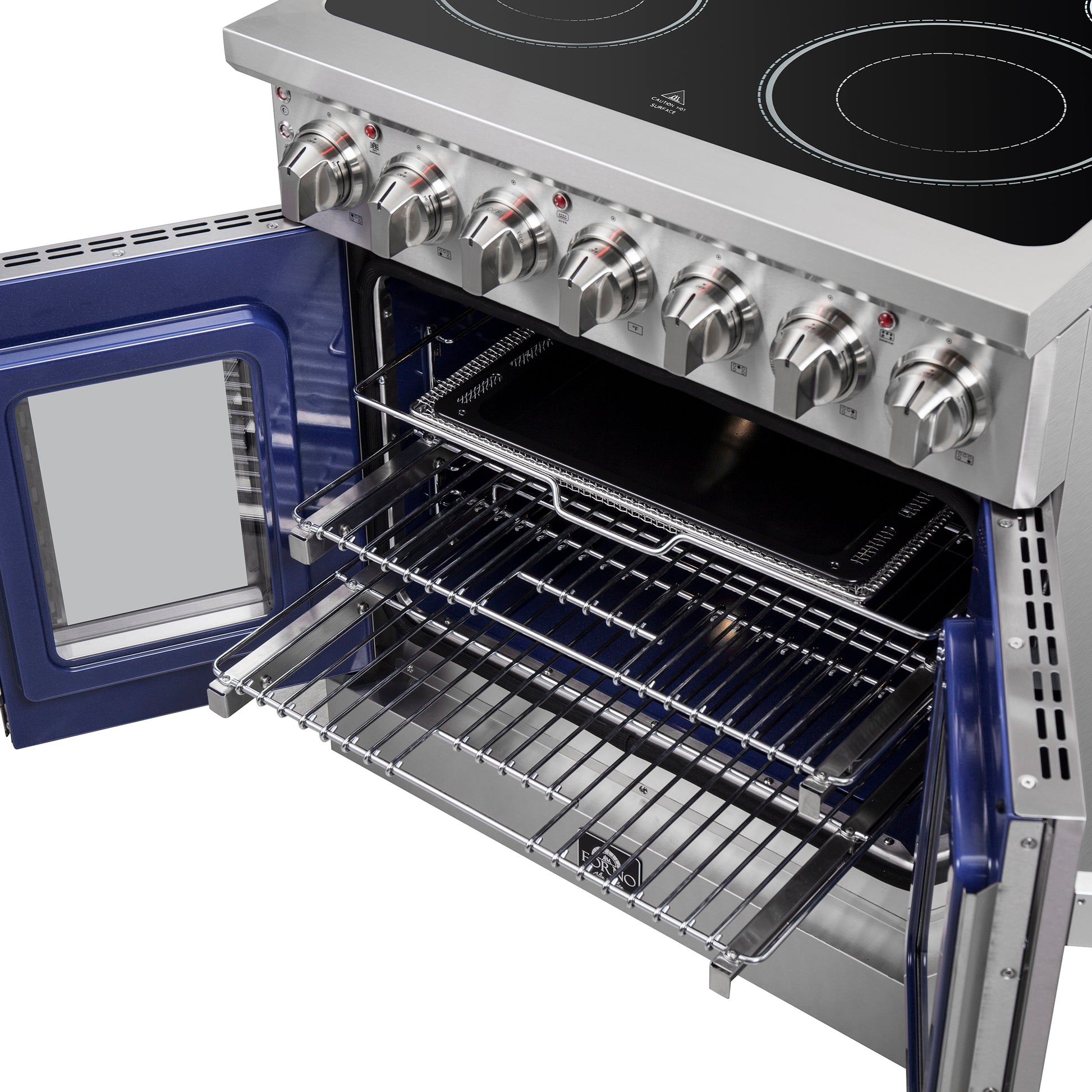 Forno Massimo, cuisinière électrique autoportante de 30 po à porte française, four à vraie convection - Forno Appliances