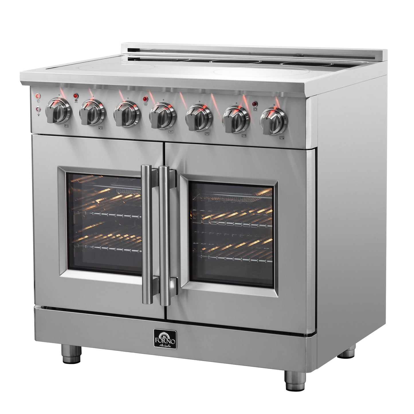 alt
Cuisinière électrique indépendante Forno Massimo à double porte française de 36 pouces, four à convection réelle - Forno Appliances
