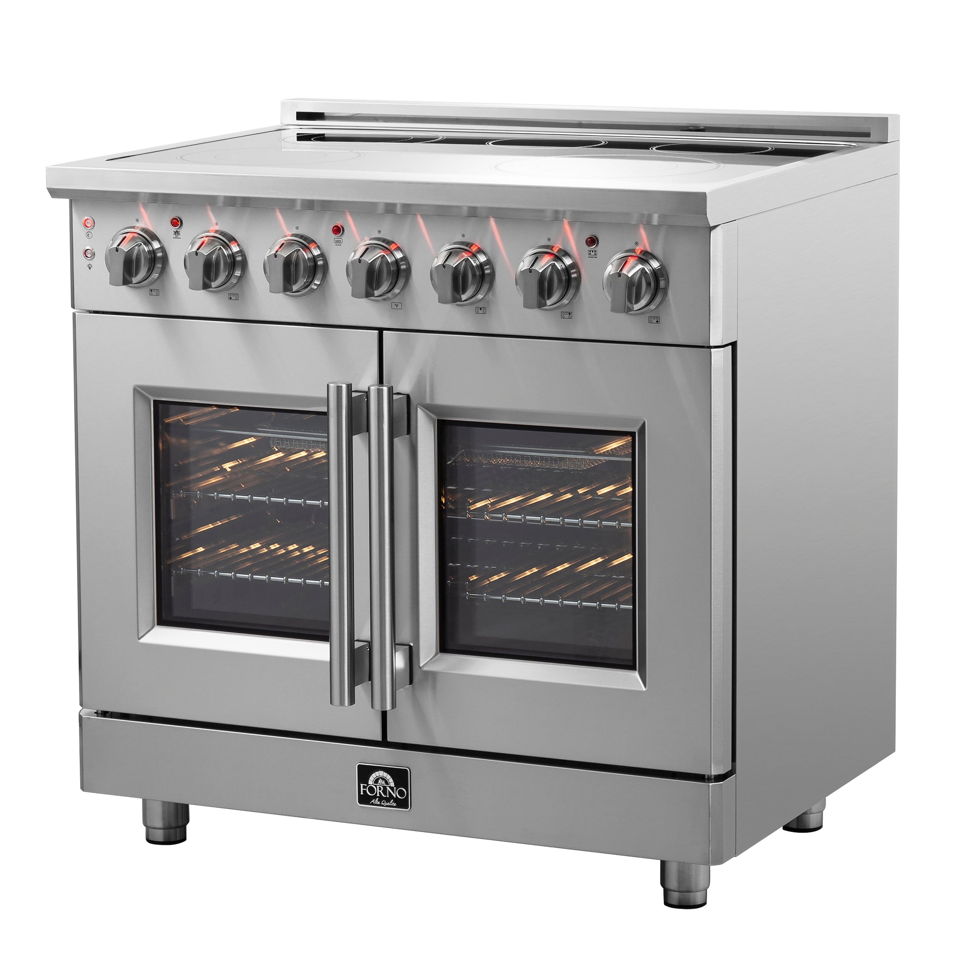 alt
Cuisinière électrique indépendante Forno Massimo à double porte française de 36 pouces, four à convection réelle - Forno Appliances
