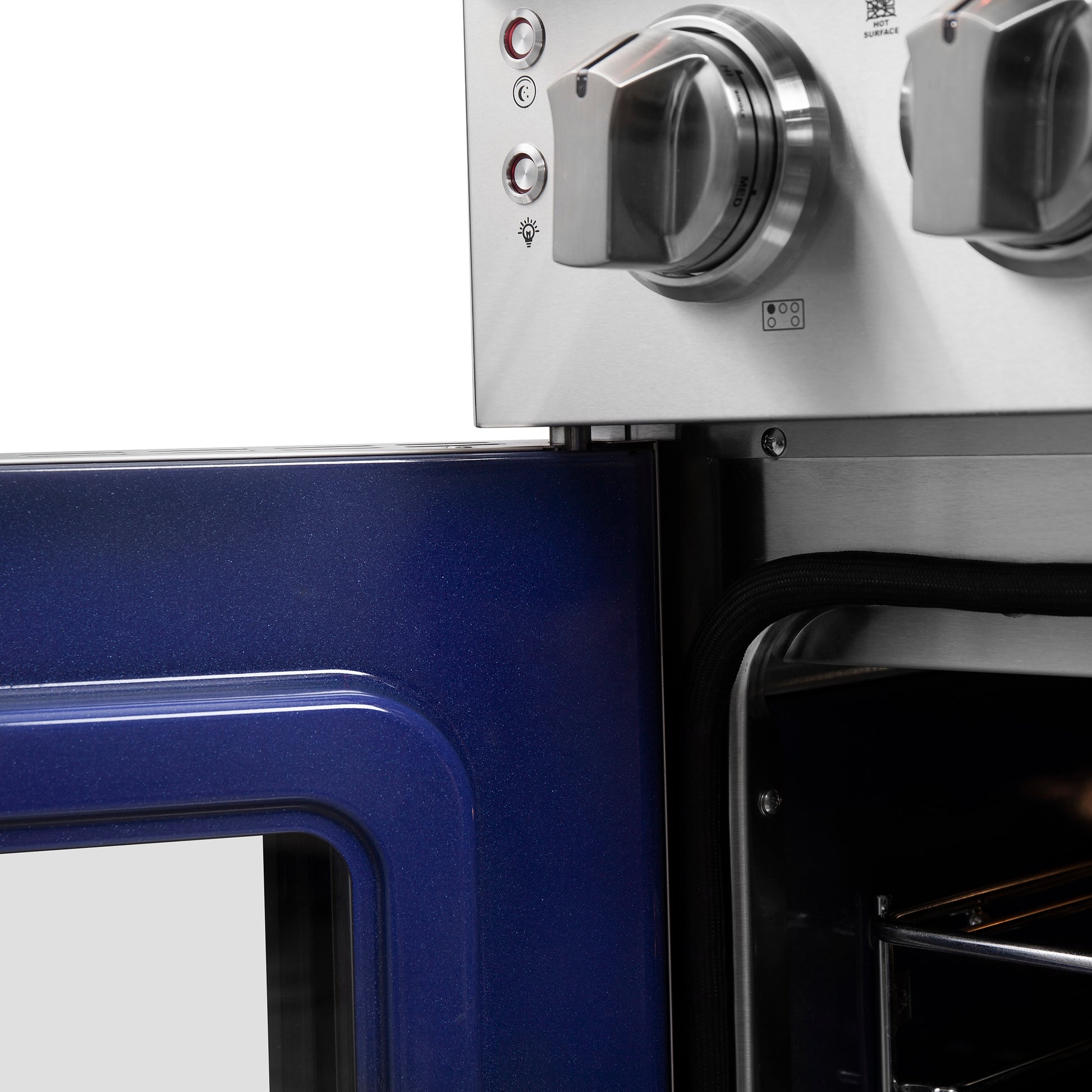Four électrique autoportant Forno Massimo de 36 pouces à portes françaises, four à convection véritable - Forno Appliances