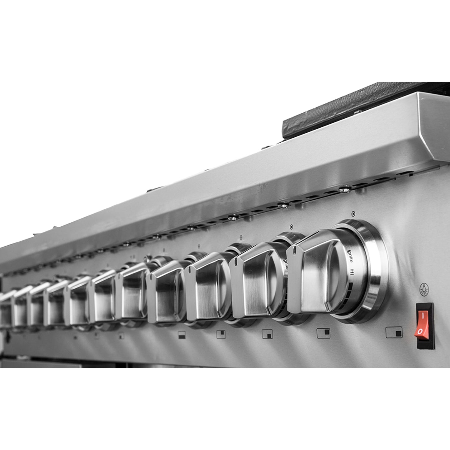Forno Massimo 48-Inch Freestanding Dual Fuel Range, 8 Burners, Double Convection Ovens - Forno Appliances
